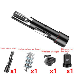 Electric Fish Scale Scraper Household Automatic Wireless Scraping Tool CN Plug, Black Single Battery, Black Single Battery+Cutter Head, Black Dual Battery, Black Dual Battery+Cutter Head, Red Single Battery, Red Single Battery+Cutter Head��������������...