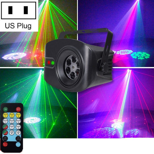 13W Colorful Flying Lights Projection Light LED Room Decoration Laser Light KTV Bar Sound Control Stage Light,