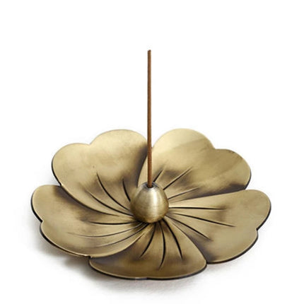 Household Bedroom Alloy sandalwood Furnace Creative Antique Line Incense Burner Incense Holder, Drop Shape, Gourd