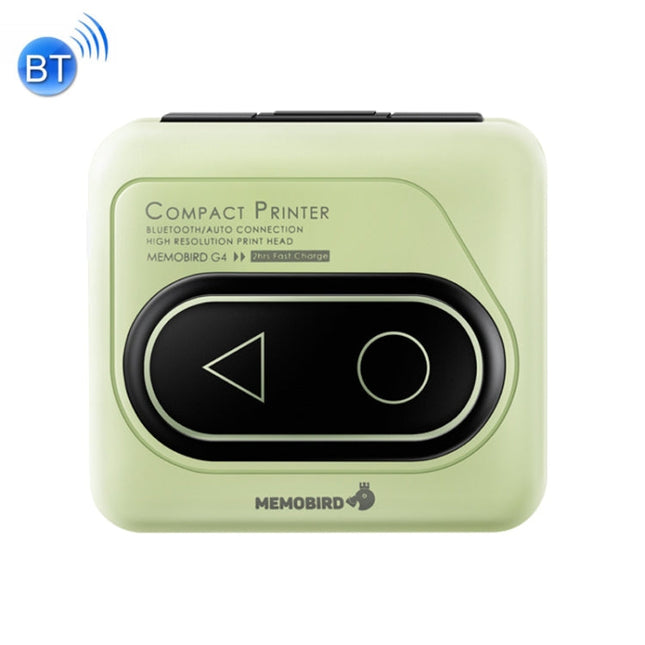 Memobird G4 Handheld Home Student Search Question Graffiti Notes Portable Bluetooth Thermal Printer, Avocado Green, Peach Powder, Classic White