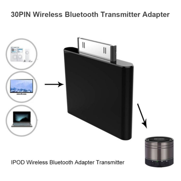 IPF01 30 Pin Bluetooth4.1 Audio Transmitter For IPod Random Colour Delivery