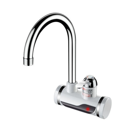 Kitchen Instant Electric Hot Water Faucet Hot & Cold Water Heater EU Plug, Lamp Display Lower Water Inlet, Lamp Display Side Water Inlet, Lamp Display Leakage Protection Lower Water Inlet, Lamp Shows Leakage Protection Side Water Inlet�����������������...