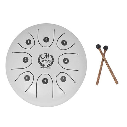 MEIBEITE 5.5-Inch C-Tune Sanskrit Drum Steel Tongue Empty  Worry-Free Drum, MEIBEITE Black, MEIBEITE Golden, MEIBEITE Purple, MEIBEITE Blue, MEIBEITE Green, MEIBEITE White, MEIBEITE Red