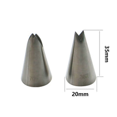 13pcs / Set Pastry Nozzles Coupler Icing Piping Tips Sets Stainless Steel Rose Cream Bakeware, 13 PCS/Set