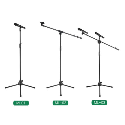 Live Microphone Lift Stand Floor Microphone Stand Stage Performance Vertical Tripod, ML01, ML02, ML03