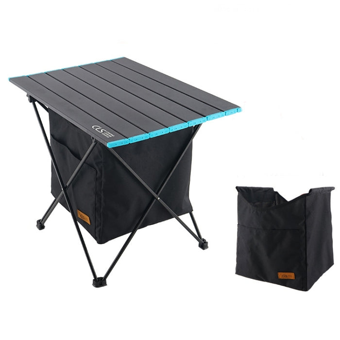 CLS Outdoor Folding Picnic Table Storage Hanging Bag Portable Invisible Pocket Storage Hanging Pocket,Style: Table Medium + Large Pocket