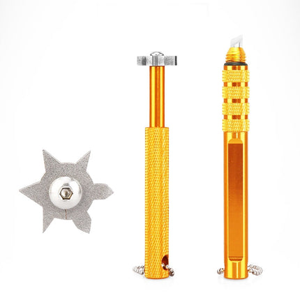 PGM Golf Club Cleaner Club Face Groove Cleaning Tool, Random Color Deilvery, Flat Knife, Plum Knife