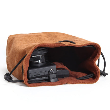 S.C.COTTON Liner Shockproof Digital Protection Portable SLR Lens Bag Micro Single Camera Bag, Square Khaki L, Square Blue L, Square Gray L, Square Brown L, Square Black L, Square Khaki M, Square Blue M, Square Gray M, Square Brown M, Square Black M    ...