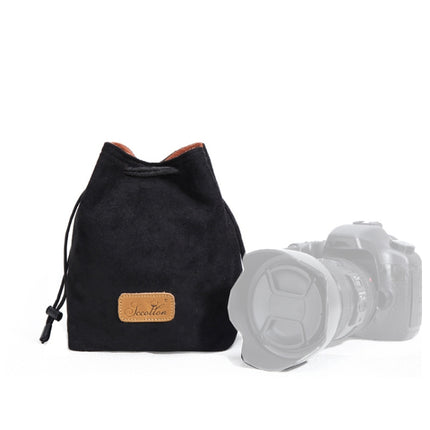 S.C.COTTON Liner Shockproof Digital Protection Portable SLR Lens Bag Micro Single Camera Bag, Square Khaki L, Square Blue L, Square Gray L, Square Brown L, Square Black L, Square Khaki M, Square Blue M, Square Gray M, Square Brown M, Square Black M    ...