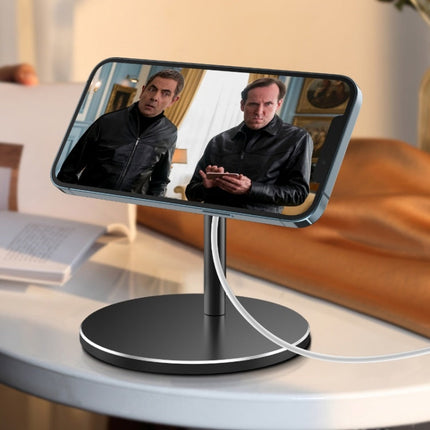 For MagSafe Magnetic Wireless Charging Stand, Colour: FJ03 Black, FJ03 Black