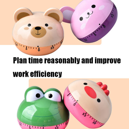 Kitchen Mechanical Timer Cartoon 60 Minutes Timer Baking Cooking Reminder