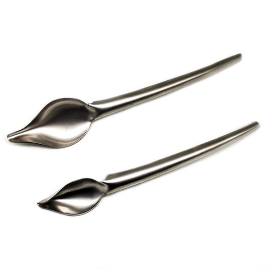 2 in 1 DIY Stainless Steel Chocolate Spoon Decorating Filter Spoon Set, 2 in 1