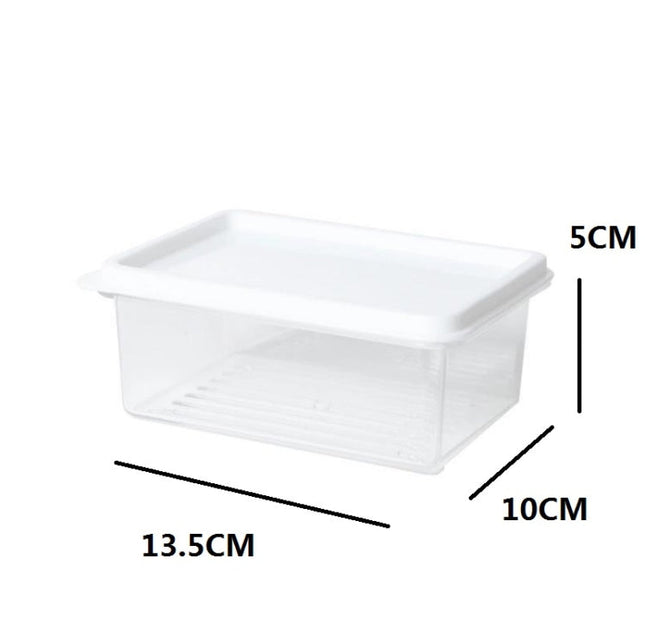 Refrigerator Storage Fresh-Keeping Box Kitchen Can Be Stacked With Frozen Fruit Sealed Box, Small, Medium, Large