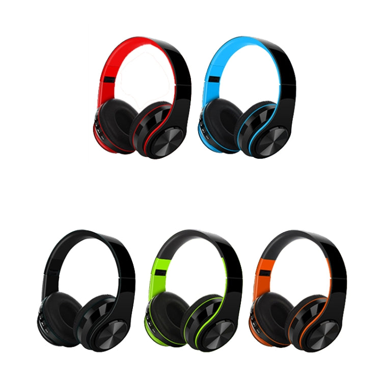 FG-69 Bluetooth Wireless Headset Subwoofer Mobile Computer Headset, Black, Red, Blue, Green, Orange