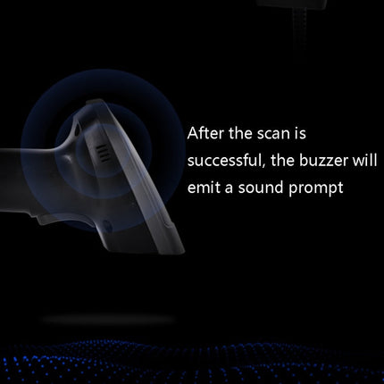 Deli  Wired And Wireless Scanner Drugstore Supermarket Catering Logistics Cash Register Scanner, 14882W (Black), 14882W (White)