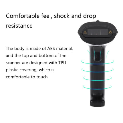 Deli 14951W Barcode Scanner One-Dimensional Code Scanner
