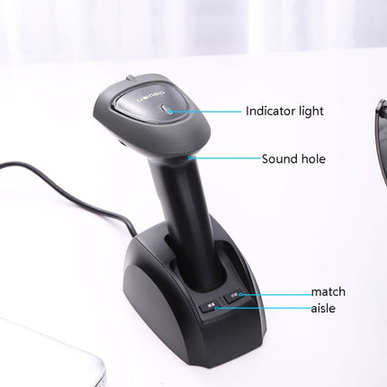 Deli 14951W Barcode Scanner One-Dimensional Code Scanner