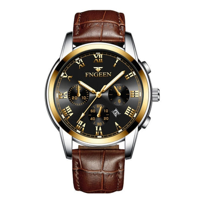 FNGEEN 4006 Men Automatic Mechanical Watch Waterproof Quartz Watch