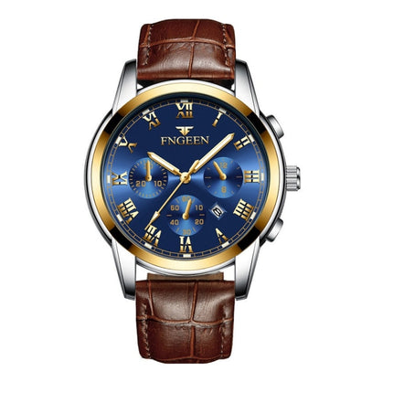 FNGEEN 4006 Men Automatic Mechanical Watch Waterproof Quartz Watch