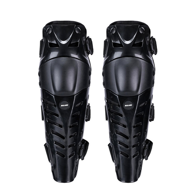 SULAITE Motorcycle Outdoor Riding Anti-Fall Protective Gear Knee Pads, Black, Black Red
