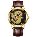 Brown Leather Full Gold Black Surface