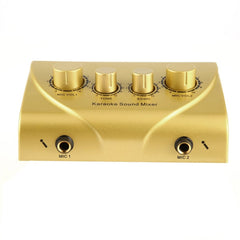 Karaoke Sound Mixer Professional Audio System Portable Mini Digital Audio Sound Karaoke Machine Echo Mixer System