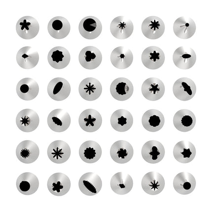 83 in 1  Cake Decorating Mouth Baking Tool Set Icing And Pastry Coloring Utensils, 83 PCS/Set