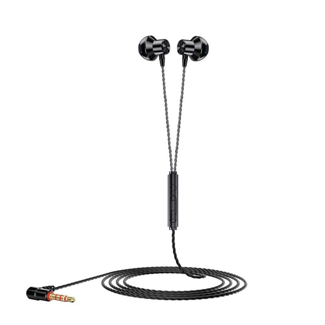 F12 Elbow Earbud Headset Wire Control With Wheat Mobile Phone Headset