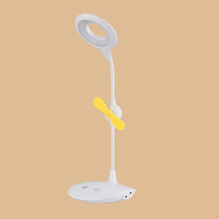 WS-8010 LED Fan Desk Lamp Bedside Desk USB Folding Desk Lamp, Water Drop, Ring, Pen Holder White Fan Blade, Pen Holder Yellow Fan Blade, Pen Holder Blue Fan Blade, Pen Holder Green  Fan Blade