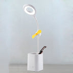 Pen Holder Yellow Fan Blade