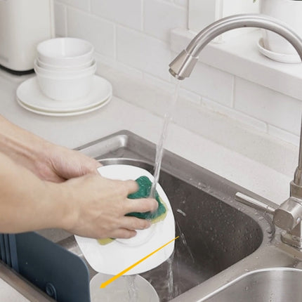 2 PCS Sink Foldable Flaps Kitchen Suction Cup Splash-Proof Flaps