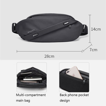 BANGE BG-7295 Men Waterproof Business Casual Chest Bag Messenger Bag