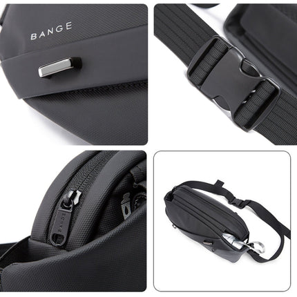 BANGE BG-7295 Men Waterproof Business Casual Chest Bag Messenger Bag