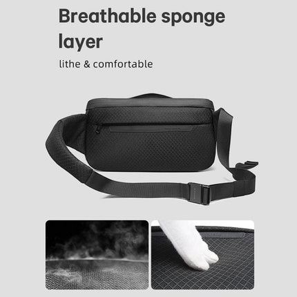 BANGE BG-77202 Men Fashion Chest Bag Waterproof Portable Storage Messenger Bag