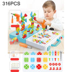 3D + Eectric Drill + Charger (316 PCS)