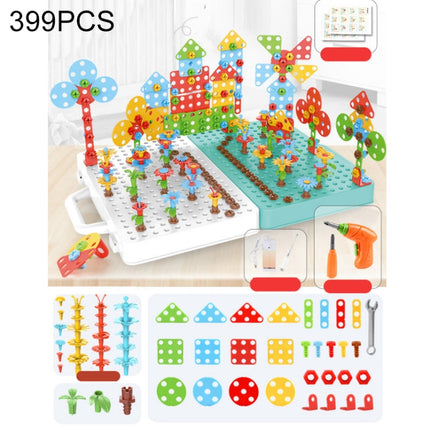Children Screw-Tightening Electric Drill Toy Manual Assembly Toolbox, Style:, 2D Plane + Manual Drill (188 PCS), 2D Plane + Electric Drill (189 PCS), 3D + Manual Drill (275 PCS), 3D + Electric Drill (276 PCS), 3D + Electric Drill (316 PCS)             ...