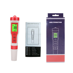 4-in-1 Portable PH/TDS/EC/TEMP Test Pen Multi-Function Water Quality Tester, 4-in-1 Test Pen