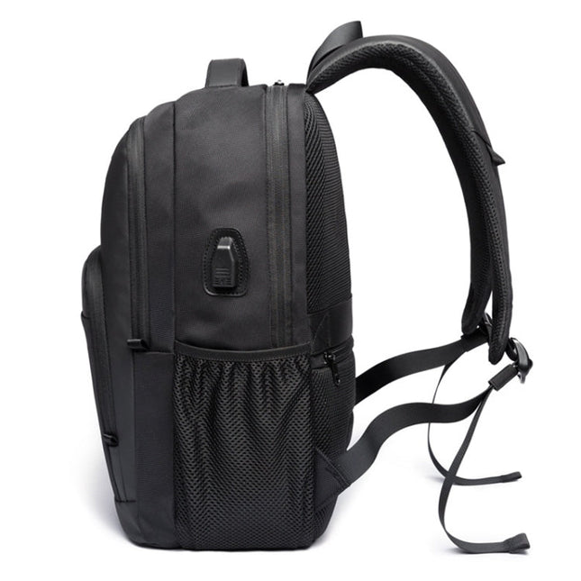 BANGE BG-1921 College Student Schoolbag Waterproof Business Computer Backpack with External USB Charging Port