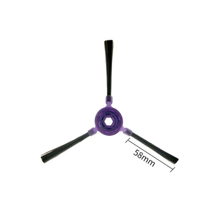Sweeping Robot Accessories For Midea I5 Young/I9 EYE, Specification:, 3 Pairs Side Brush, 3 Filter+Cleaning Brush, Main brush