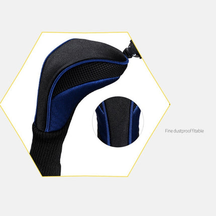 3 In 1 No.1 / No.3 / No.5 Clubs Protective Cover Golf Club Head Cover, HD-014 3 in 1 Blue, HD-014 3 in 1 Black, HD-014 3 in 1 Red