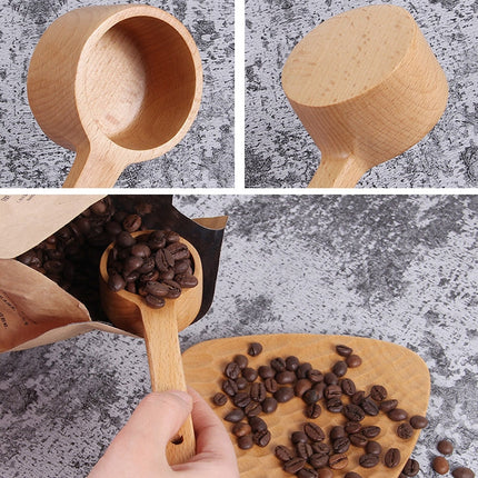 Long-Handled Wooden Spoon Seasoning Spoon Dessert Coffee Milk Tea Spoon, Seasoning Spoon Small, Seasoning Spoon Medium, Seasoning Spoon Large