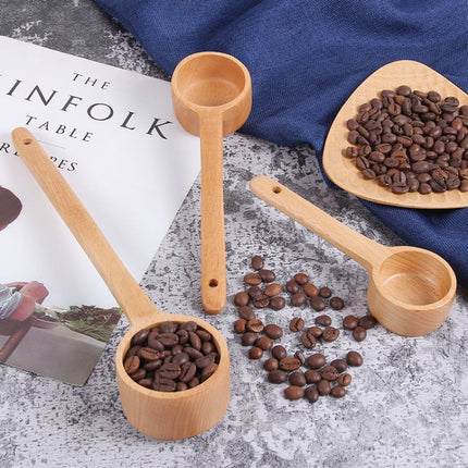 Long-Handled Wooden Spoon Seasoning Spoon Dessert Coffee Milk Tea Spoon, Seasoning Spoon Small, Seasoning Spoon Medium, Seasoning Spoon Large