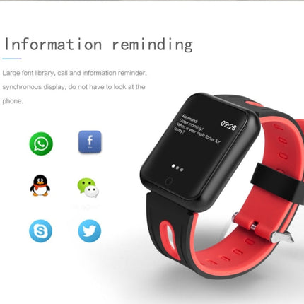P68 Smart Watches Heart Rate Monitor Blood Pressure Activity Tracker for Xiaomi Band 3 Huawei Color Band 2