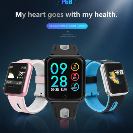 P68 Smart Watches Heart Rate Monitor Blood Pressure Activity Tracker for Xiaomi Band 3 Huawei Color Band 2