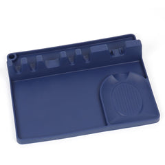 2 in 1 Kitchen Silicone Spoon Holder Shelf, Large (Gray), Medium (Gray), Large (Black), Medium (Black), Large (Red), Medium (Red), Large (Blue), Medium (Blue), Large (Orange), Medium (Orange), Large (Green), Medium (Green)