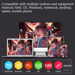10Moons  G12 Digital Board Can Be Connected To Mobile Phone Hand Drawn Board Computer Painting Board Network Class Input Panel, G12