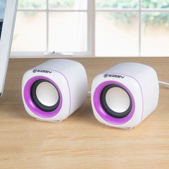YEEZE A1 Multimedia USB2.0 Desktop Speaker Mini Computer Notebook Speaker, White Blue, White Green, White Purple, White Orange, Black Blue, Black Green, Black Purple, Black Prange, Electroplated Black Gold, Electroplated White, Electroplated Black�����...
