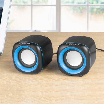 YEEZE A1 Multimedia USB2.0 Desktop Speaker Mini Computer Notebook Speaker, White Blue, White Green, White Purple, White Orange, Black Blue, Black Green, Black Purple, Black Prange, Electroplated Black Gold, Electroplated White, Electroplated Black     ...