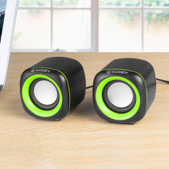 YEEZE A1 Multimedia USB2.0 Desktop Speaker Mini Computer Notebook Speaker, White Blue, White Green, White Purple, White Orange, Black Blue, Black Green, Black Purple, Black Prange, Electroplated Black Gold, Electroplated White, Electroplated Black�����...