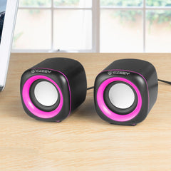 YEEZE A1 Multimedia USB2.0 Desktop Speaker Mini Computer Notebook Speaker, White Blue, White Green, White Purple, White Orange, Black Blue, Black Green, Black Purple, Black Prange, Electroplated Black Gold, Electroplated White, Electroplated Black�����...